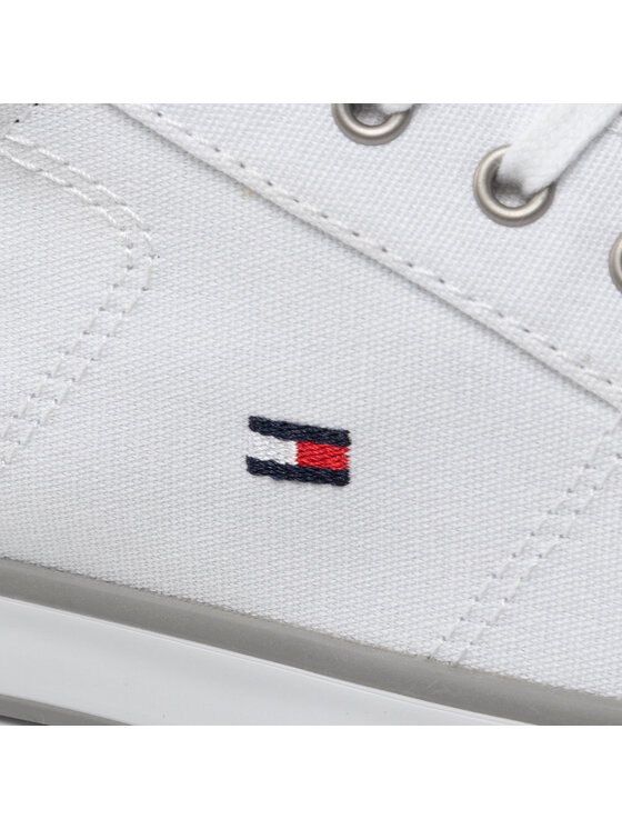 Tommy Hilfiger Tommy Hilfiger Πάνινα παπούτσια Harlow 1D FM0FM00596 Λευκό