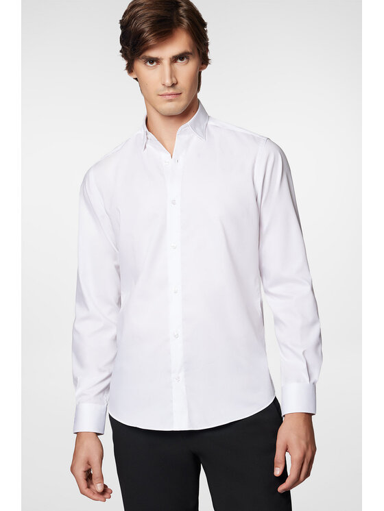 Próchnik Próchnik Koszula PM45 KO073224000042 Biały Slim Fit