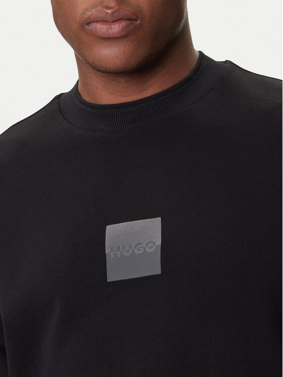 HUGO HUGO Bluza Dusplited 50542847 Czarny Relaxed Fit