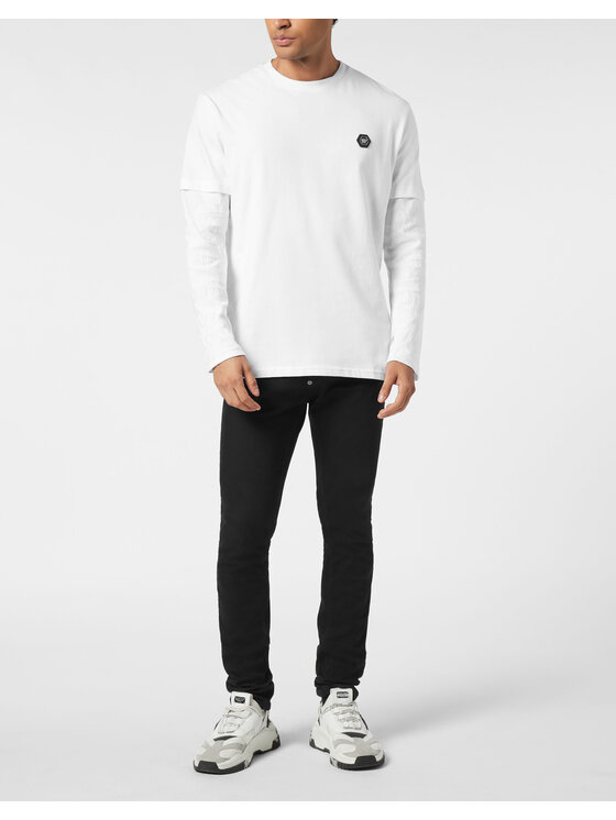 PHILIPP PLEIN PHILIPP PLEIN Tričko 26197 Biela Regular Fit