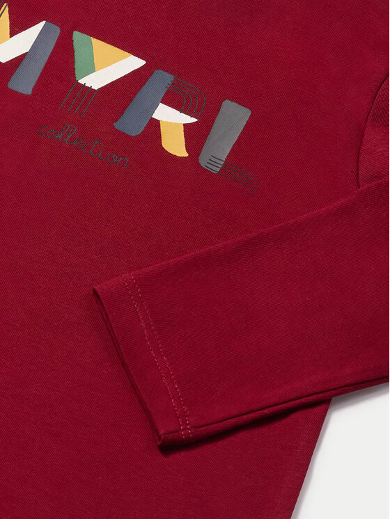 Mayoral Mayoral Bluzka 108 Czerwony Regular Fit