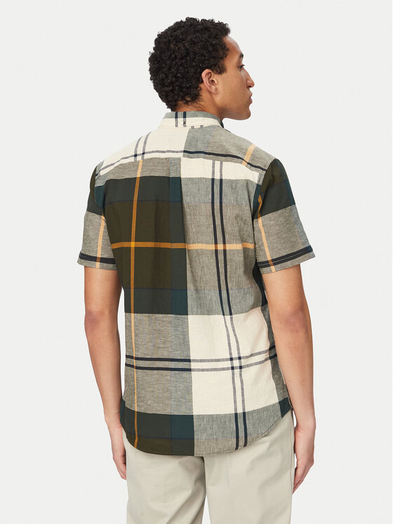 Barbour Barbour Camicia Douglas MSH5077TN51 Verde Regular Fit