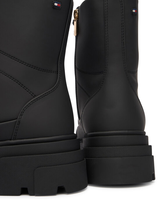 Tommy Hilfiger Tommy Hilfiger Kotníková obuv Tommytech Water Repellent Laceup FW0FW09161 Černá