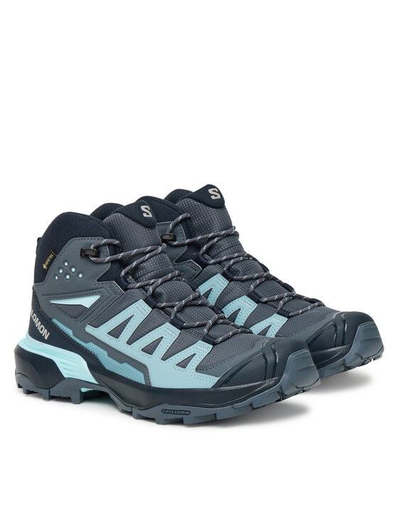Salomon Salomon Pārgājienu apavi X Ultra 360 Mid Gore-Tex L47745100 Zaļš