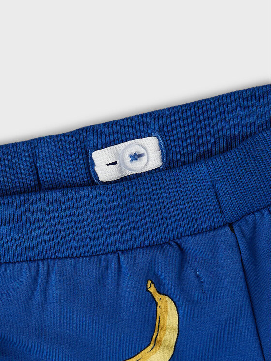 NAME IT NAME IT Šortky z materiálu 13215207 Modrá Regular Fit