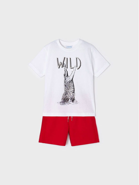 Mayoral Set tricou și pantaloni scurți 3674 Colorat