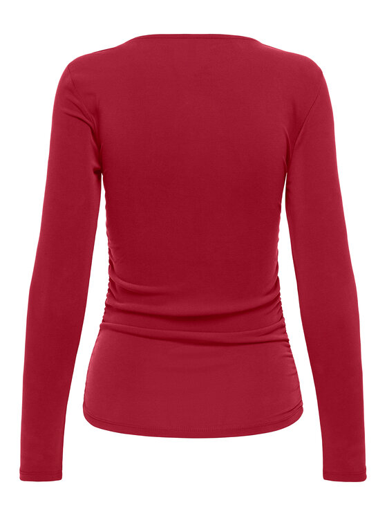 ONLY ONLY Bluse Free Life 15365605 Rot Regular Fit