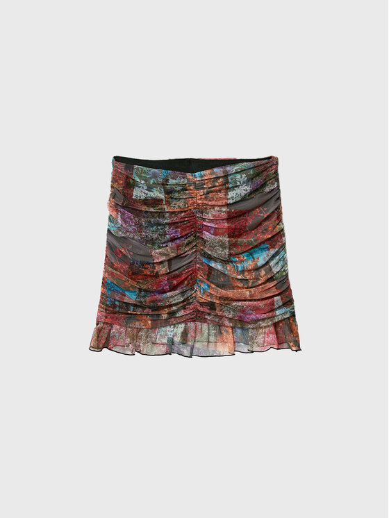 Desigual Desigual Minigonna Bora 22WWFK03 Multicolore Slim Fit
