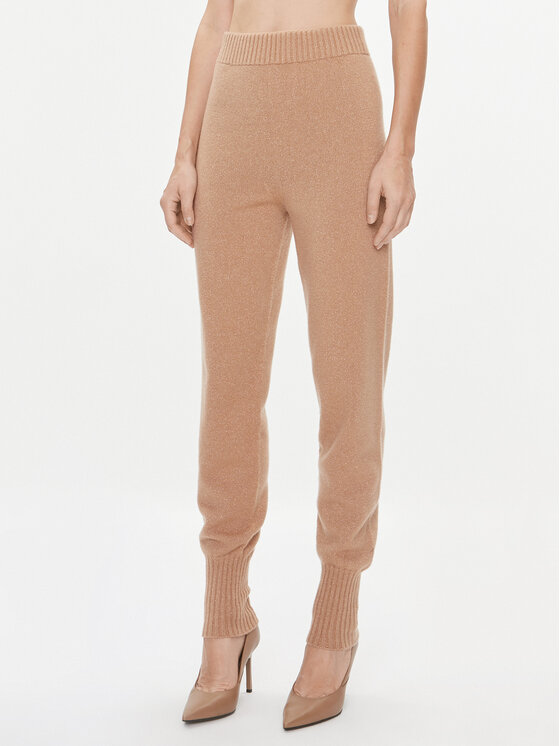 Női Kötött nadrág TWINSET, Méret: XL, Barna, 232TT3201