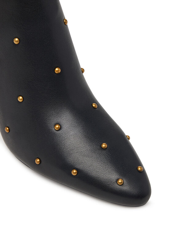 Tommy Hilfiger Tommy Hilfiger Боти High Heel Ankle Boot With Studs FW0FW09558 Черен