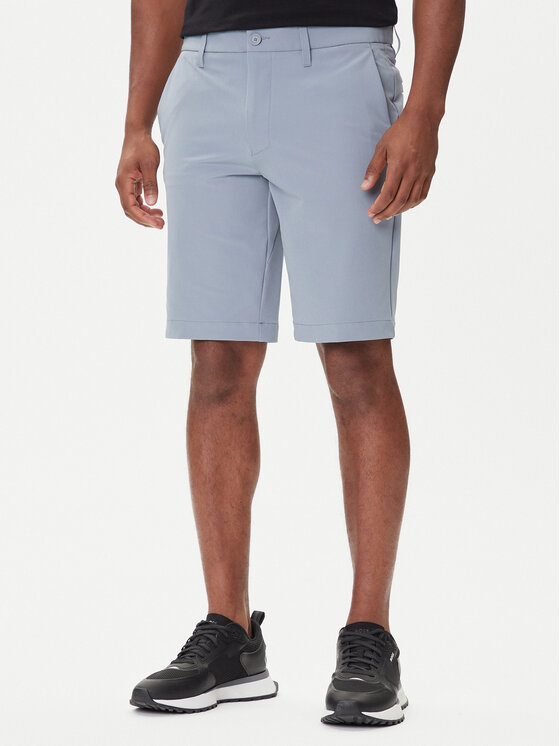 BOSS BOSS Medžiaginiai šortai S_Commuter_10.5 Inch 50540337 Pilka Regular Fit