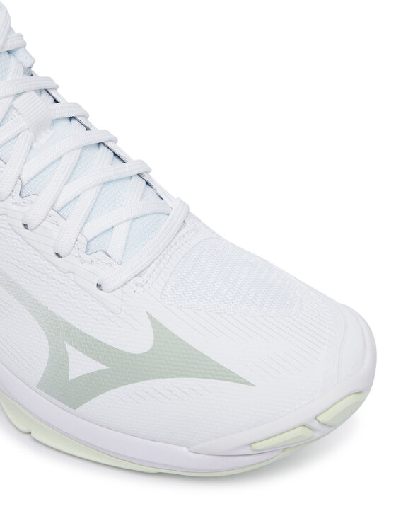Mizuno Mizuno Čevlji za športe v zaprtih prostorih Wave Lightning Pro Mid V1GC2665 Bela