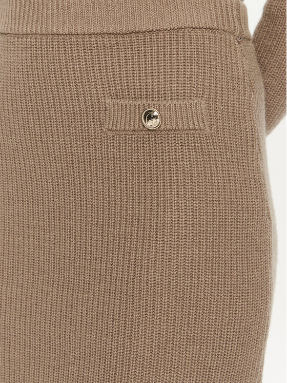 Guess Guess Tiesus sijonas Zylee W4BD64 Z2WX0 Smėlio Slim Fit