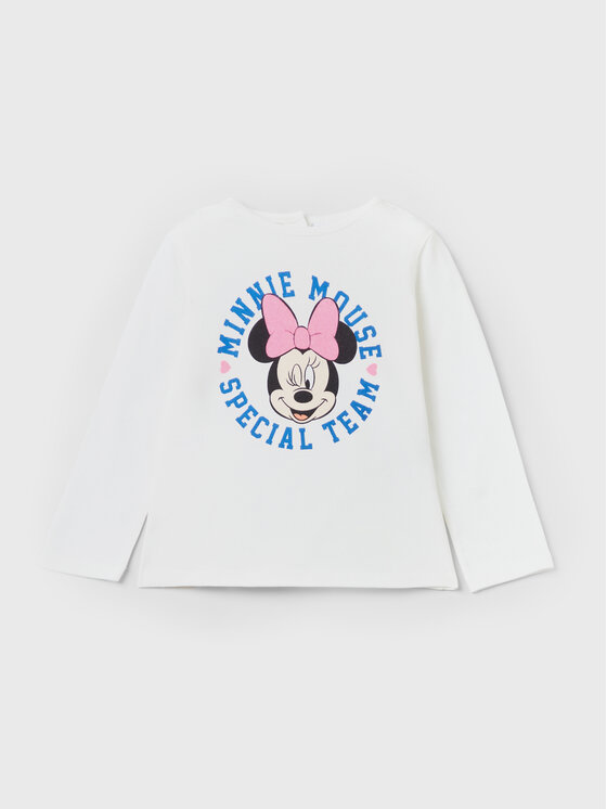 OVS Blūze DISNEY 1613449 Balts Regular Fit