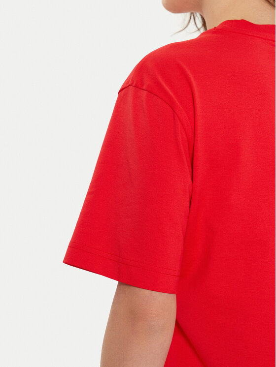 Lacoste Lacoste Majica TF7215 Rdeča Regular Fit