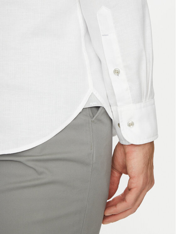 Michael Kors Michael Kors Koszula MK0DS01556 Biały Slim Fit