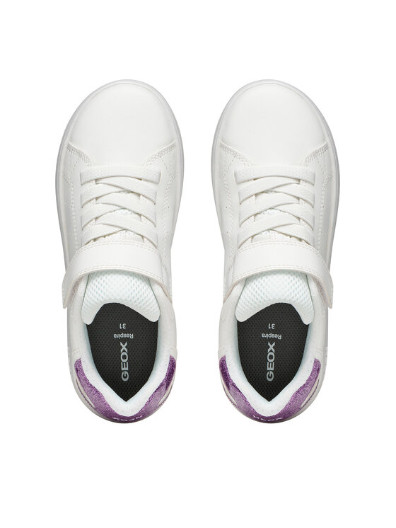 Geox Geox Sneakersy J Eclyper Girl J36LRA 0BCKC C0761 D Biela