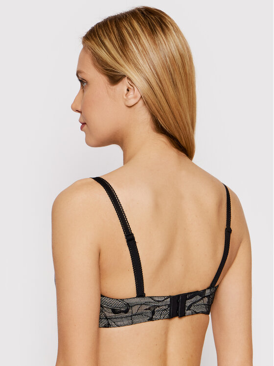Chantelle Chantelle Podprsenka Bardot True Lace C11M50 Čierna