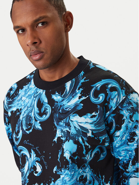 Versace Jeans Couture Versace Jeans Couture Sweatshirt 80GAI3R0 FS196 Blau Regular Fit