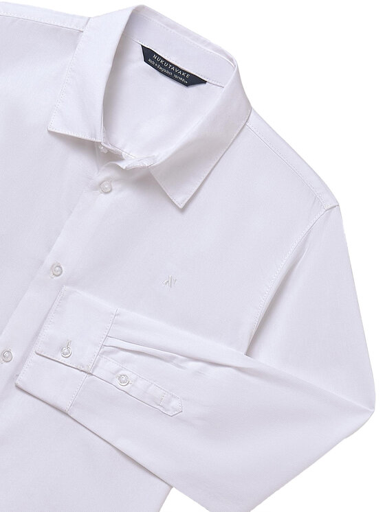 Mayoral Mayoral Camicia 874 Bianco Regular Fit