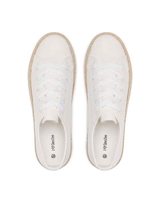 DeeZee DeeZee Espadrillas WS19130-3 Bianco