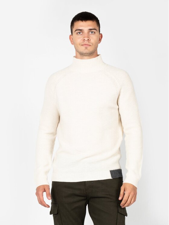 Antony Morato Antony Morato Svetr MMSW01238-YA400133 Écru Regular Fit