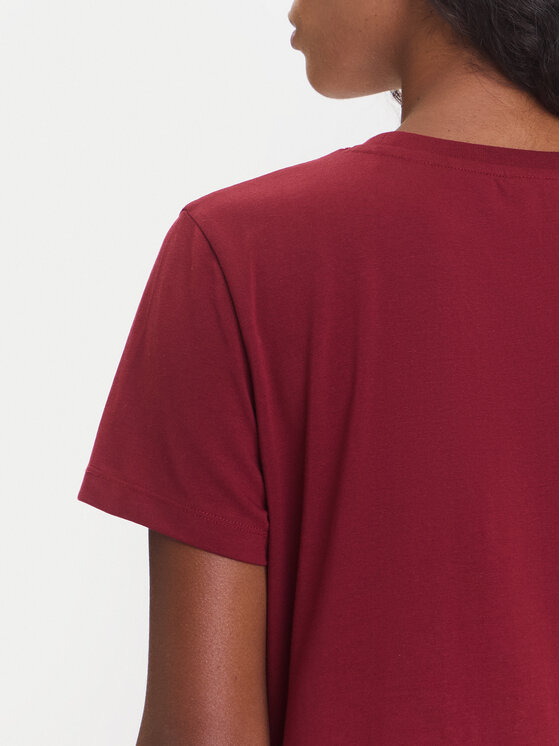 Guess Guess T-krekls V3BI11 J1314 Bordo Regular Fit