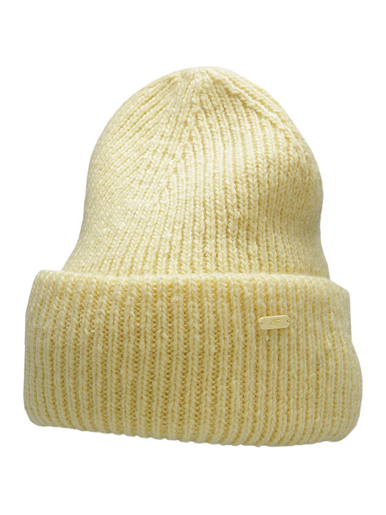 4F 4F Czapka CAD005 Żółty