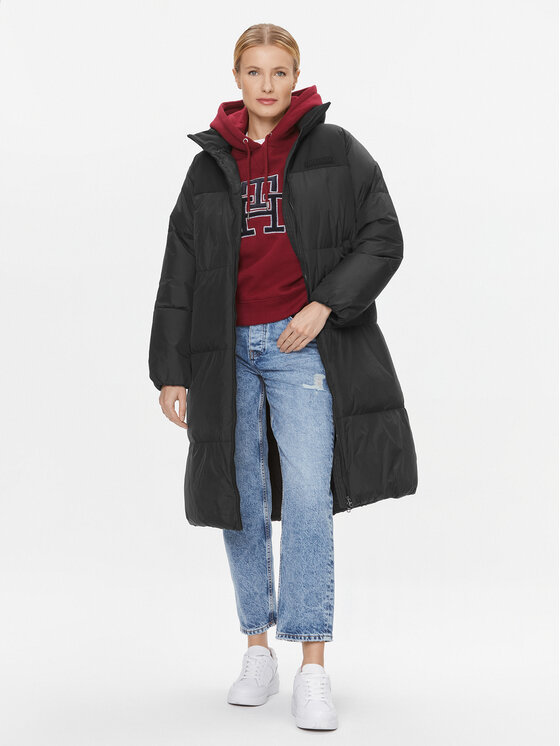 Tommy Hilfiger Tommy Hilfiger Zimné bundy New York WW0WW39749 Čierna Relaxed Fit