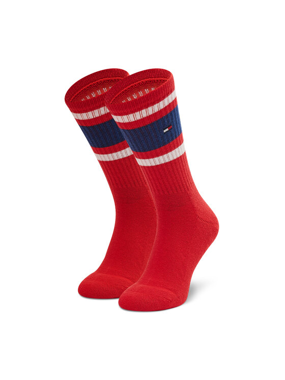 Tommy Hilfiger Tommy Hilfiger Набір з 2 пар високих шкарпеток unisex 394020001 Червоний