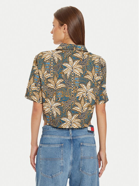 adidas adidas Camicia FARM Rio IW5184 Multicolore Loose Fit