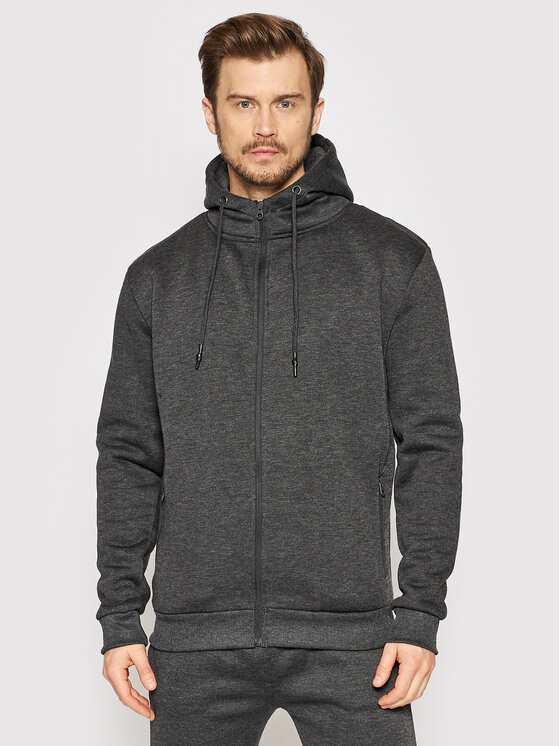 Felpa MJS-516LANISTERB Grigio Regular Fit