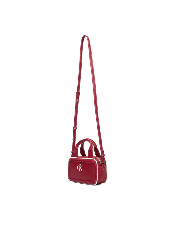 Calvin Klein Calvin Klein Torbica Contrast Ck Mini Bauletto Bag LV04F1257G Tamnocrvena