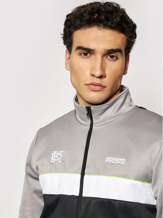 Felpa KLASYK Tracktop Benzo Nero Regular Fit