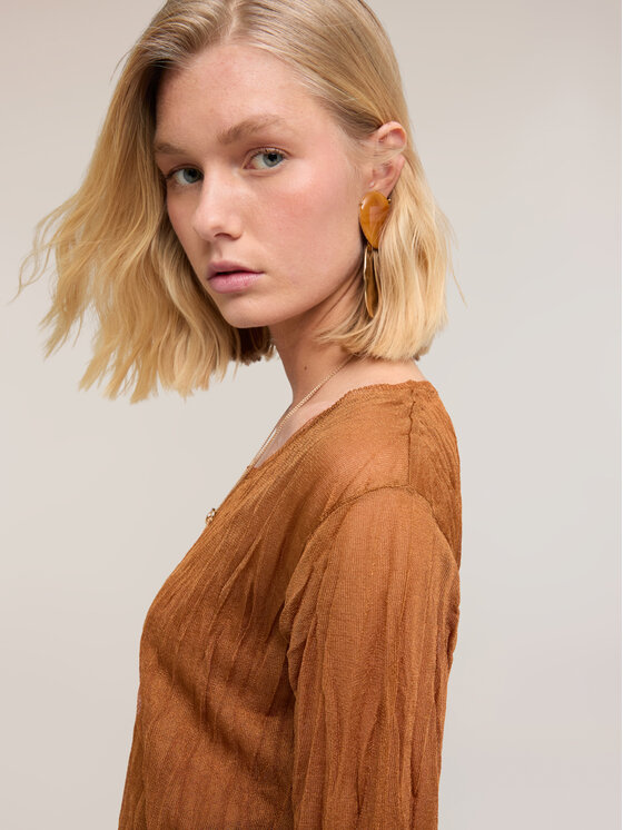 Motivi Motivi Maglione M241W003951N018 Arancione Regular Fit