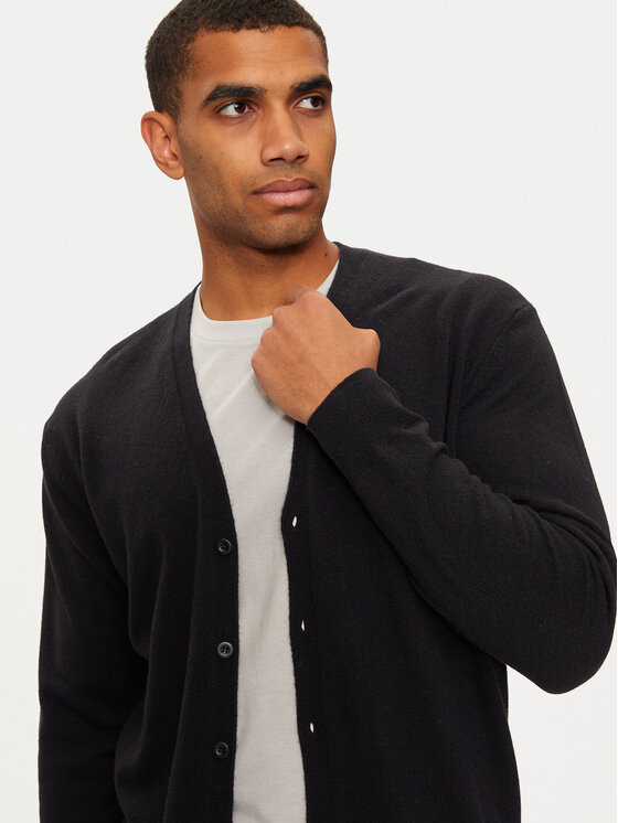 United Colors Of Benetton United Colors Of Benetton Strickjacke 1002U601B Schwarz Regular Fit