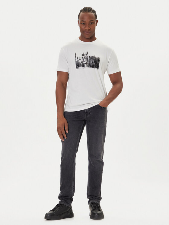 Armani Exchange Armani Exchange Tričko XM001461 AF10358 M0003 Biela Regular Fit