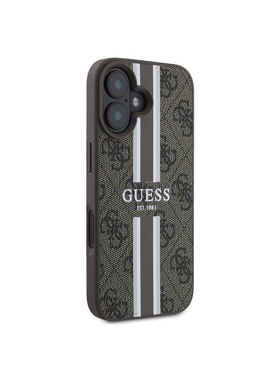 Guess Guess Etui na telefon Apple iPhone 16 Plus Brązowy