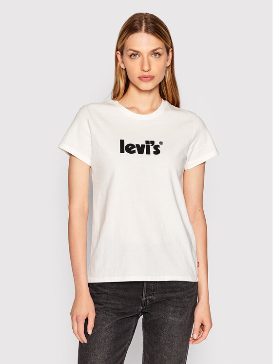 T-shirt The Perfect 17369-1755 Bianco Regular Fit
