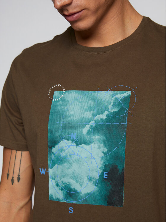 T-shirt 30206703 Marrone Regular Fit