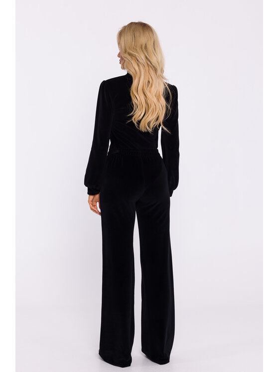 Made of Emotion Made of Emotion Kalhoty culottes M830 Černá Wide Leg