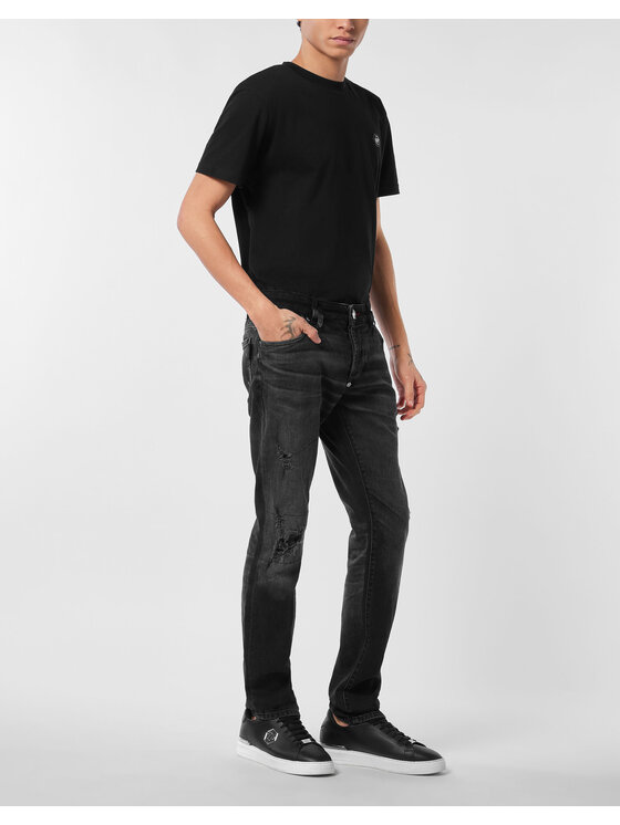 PHILIPP PLEIN PHILIPP PLEIN Jeansy 26881 Czarny Straight Leg