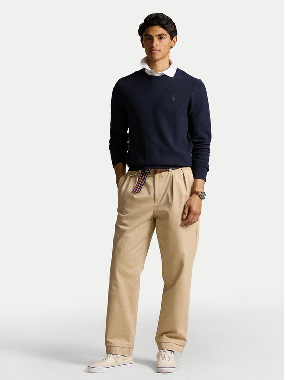 Polo Ralph Lauren Polo Ralph Lauren Sweater 710918163001 Sötétkék Regular Fit