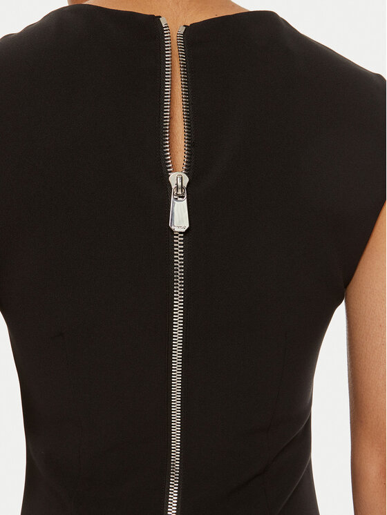 PINKO Pinko Koktel haljina Valensole 103960 A20A Crna Slim Fit