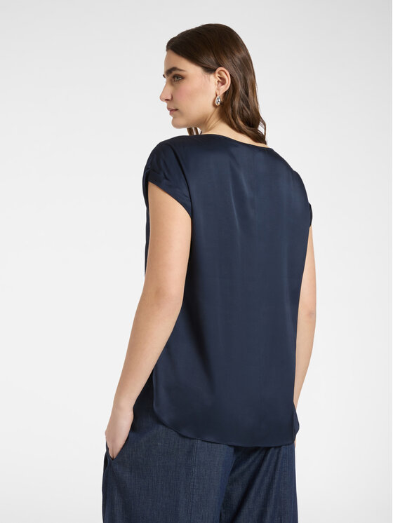 Elena Mirò Elena Mirò Bluzka 2086P100217N034 Niebieski Regular Fit