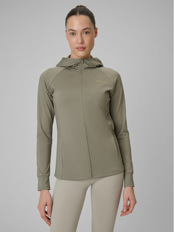 4F 4F Bluza MULTI ACTIVE Zielony Regular Fit