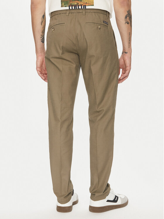 Marc O'Polo Marc O'Polo Chinosy 523 1340 10134 Zielony Tapered Fit