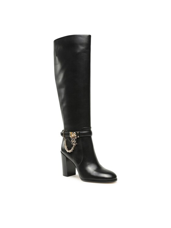 MICHAEL Michael Kors MICHAEL Michael Kors Zābaki Hamilton Heeled Boot 40F3HAHB5L Melns