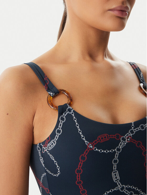 Tommy Hilfiger Tommy Hilfiger Peldkostīms UW0UW06481 Tumši zils