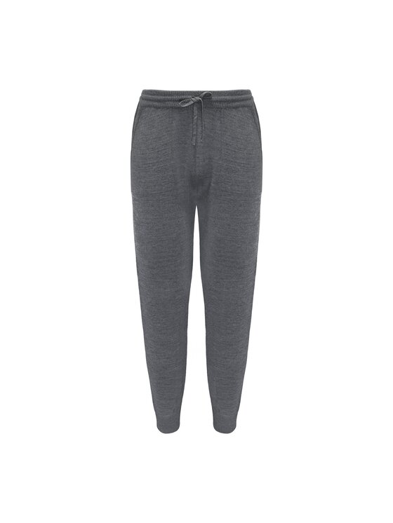 La Mania La Mania Spodnie dresowe REGULAR FIT Szary Active Fit